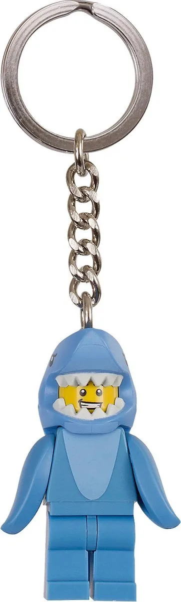 LEGO Man in Haaienpak Sleutelhanger - Blauw