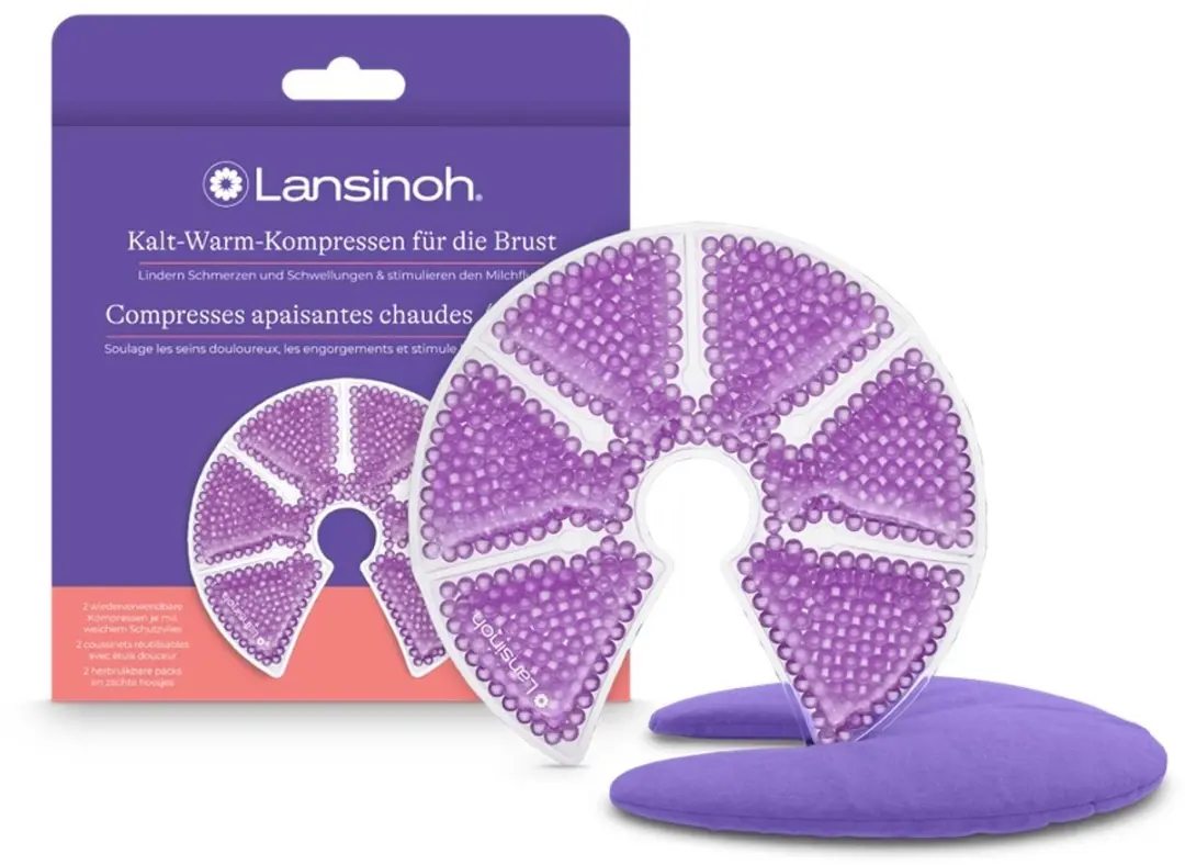 Lansinoh Thera Pearl Thermopads - 2 Stuks - Paars