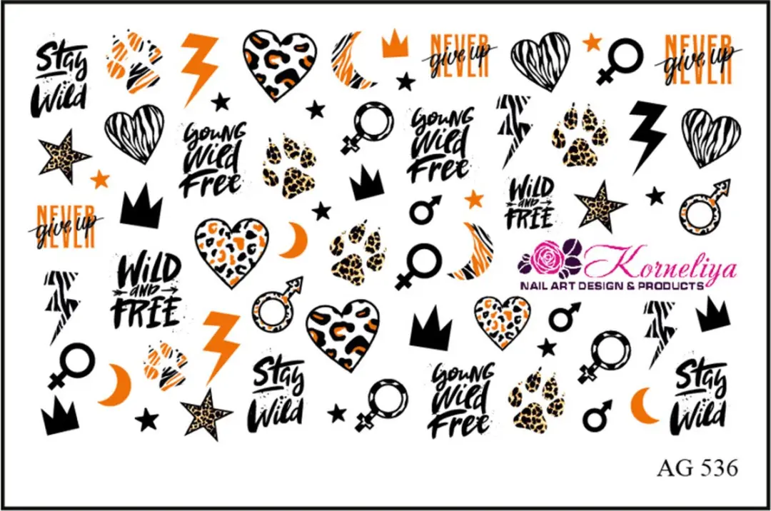 Korneliya Airbrush Waterdecal AG 536