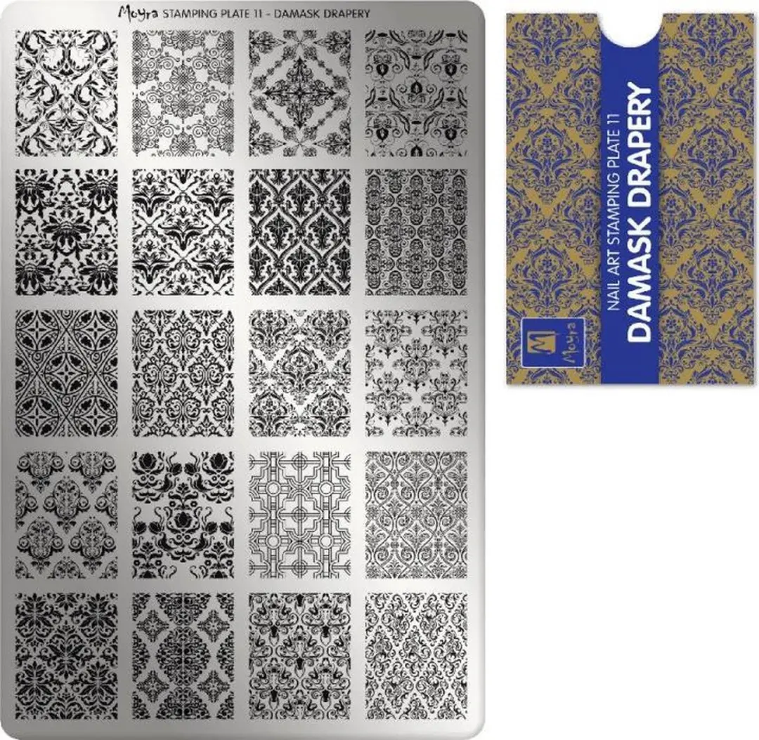 Moyra Stamping Plate 11 Damast