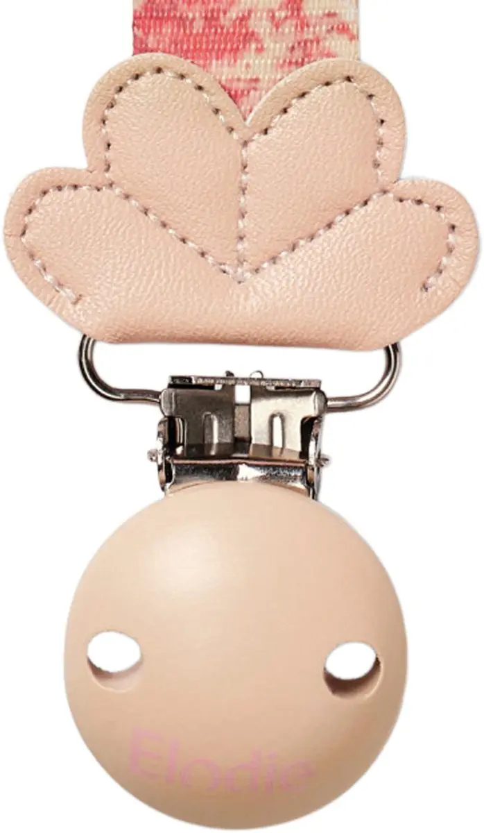 Elodie Fopspeenketting Hout River Rose - Roze