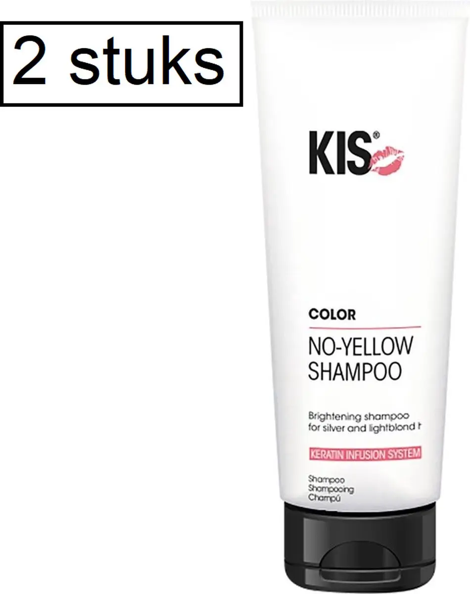 KIS No Yellow Shampoo 2x250ml