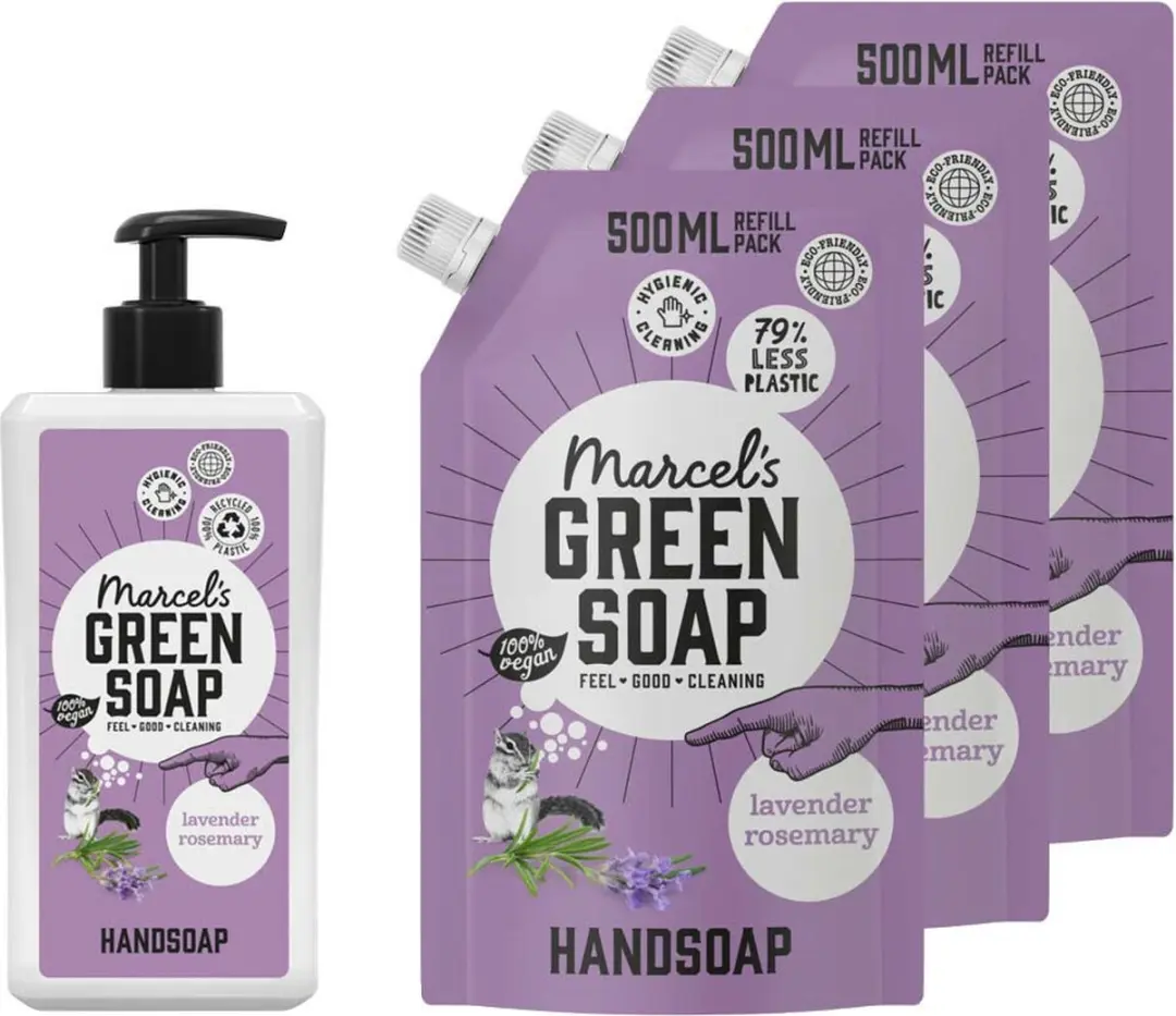 Marcel's Green Soap Lavendel & Rozemarijn Handzeep