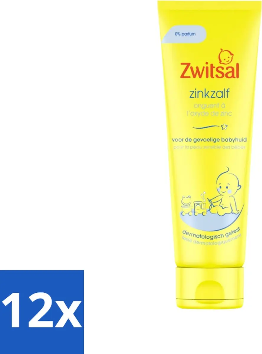 Zwitsal 0% Parfum Zinkzalf - 1200ml (12x100ml)