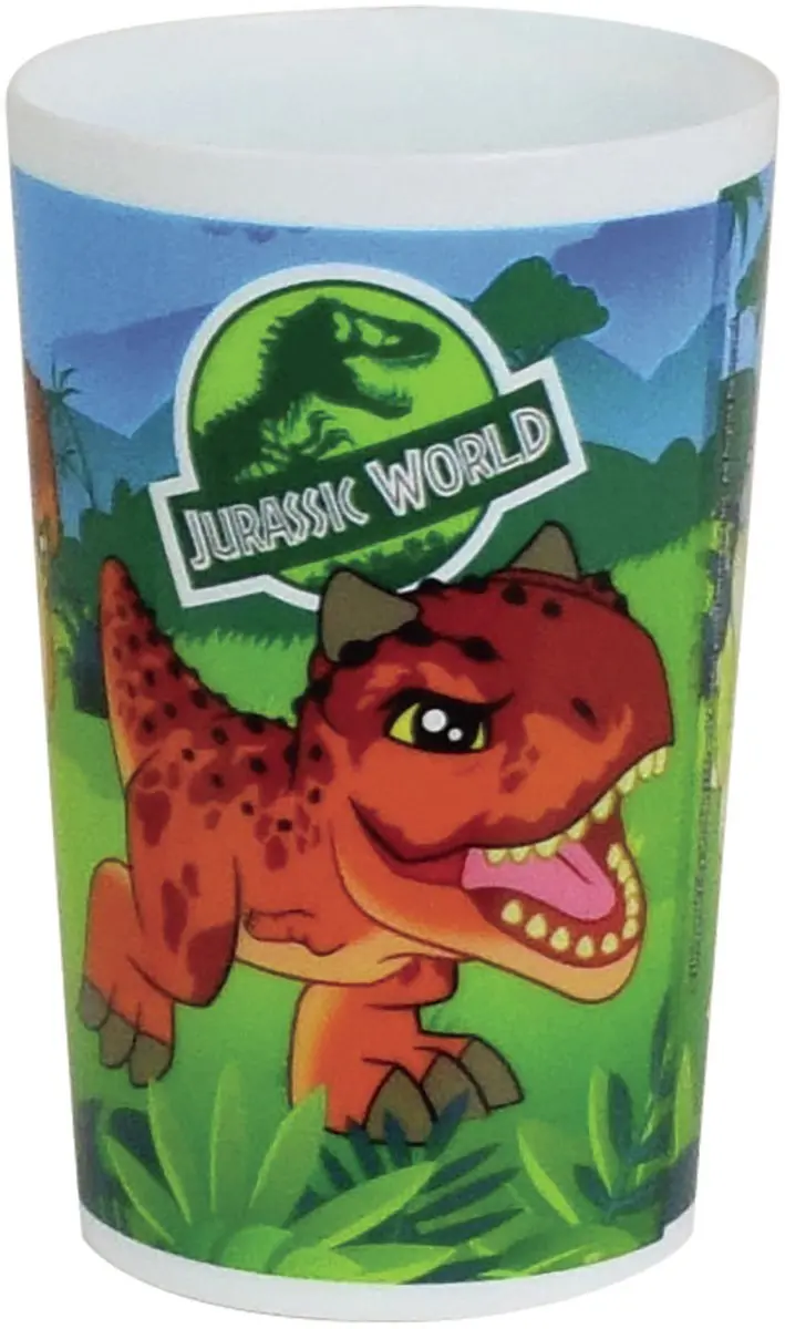 Jurassic World Dinosaurus Drinkbekers - 4 Stuks 220ml - Multi
