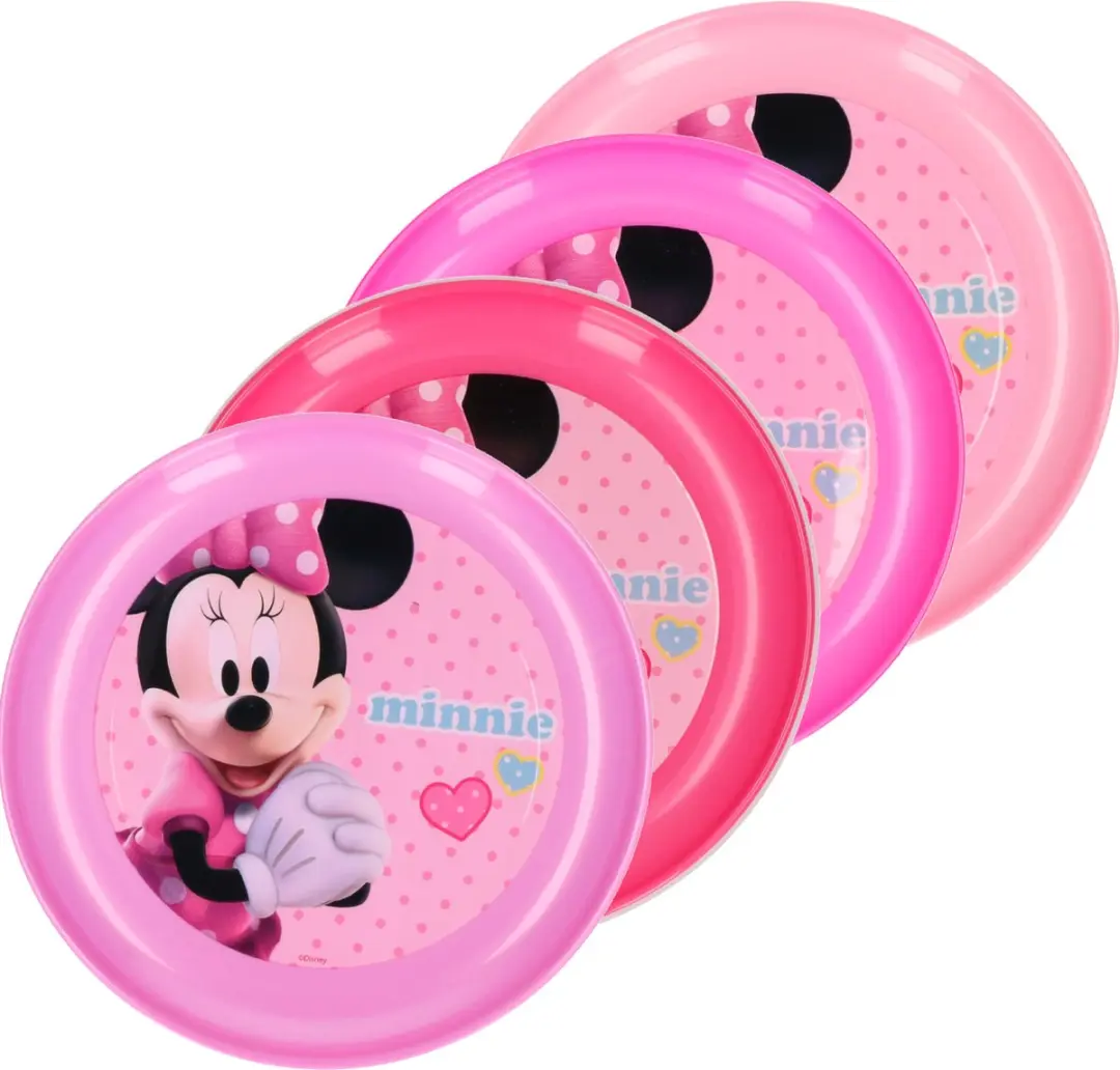 Disney Minnie Mouse Bordjes - 4 Stuks - Multi