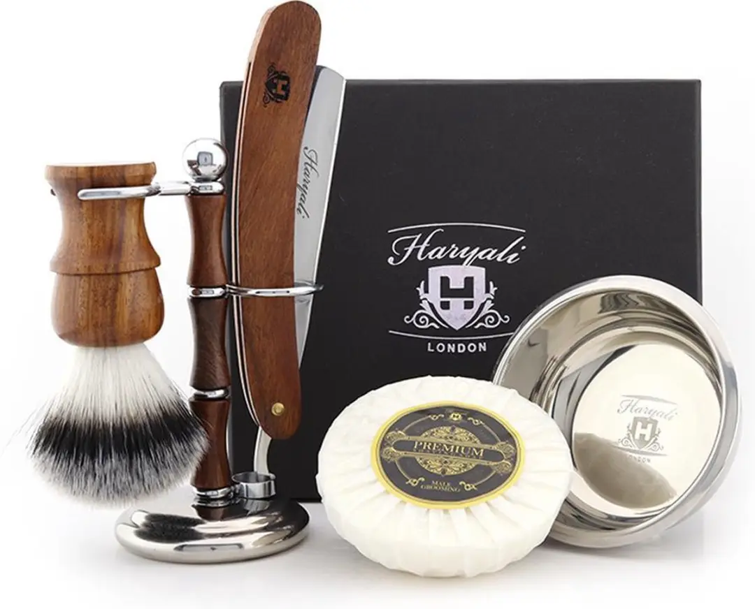 Haryali London Houten Scheerset