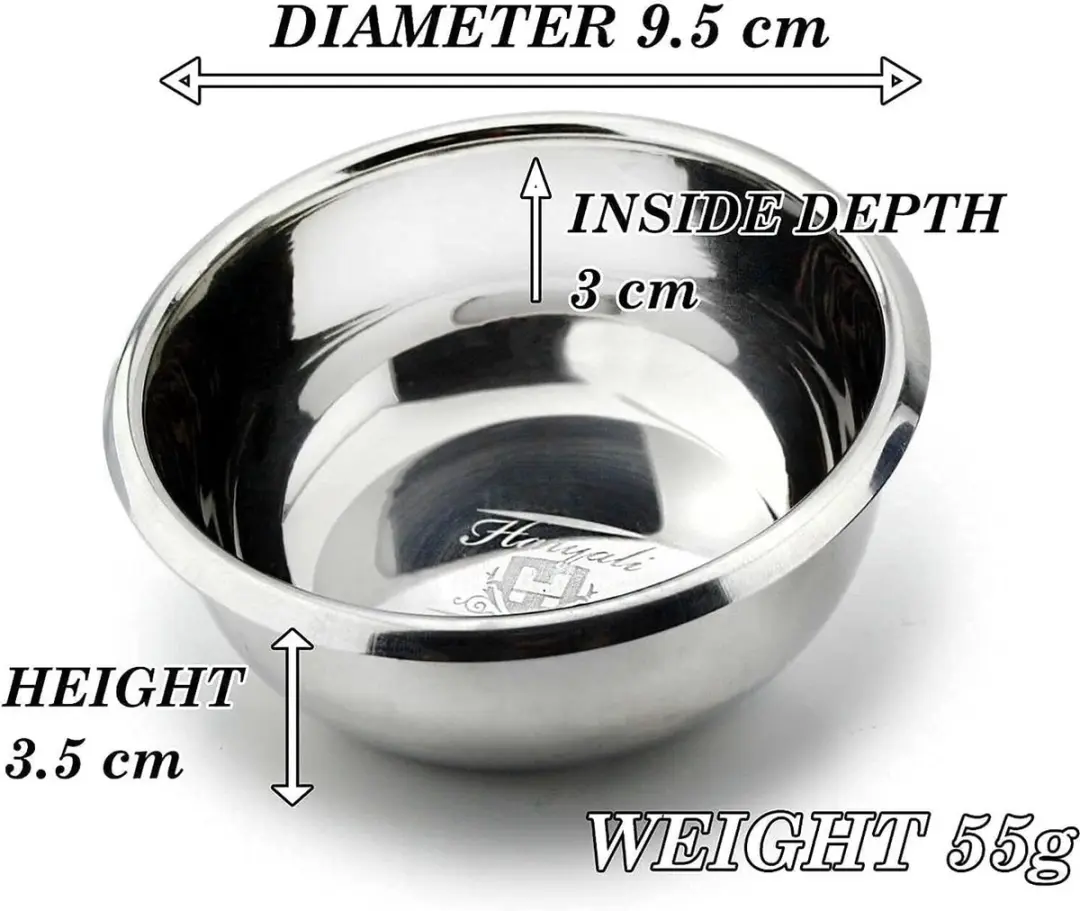 Haryali London Houten Scheerset - 5-delig - Bruin