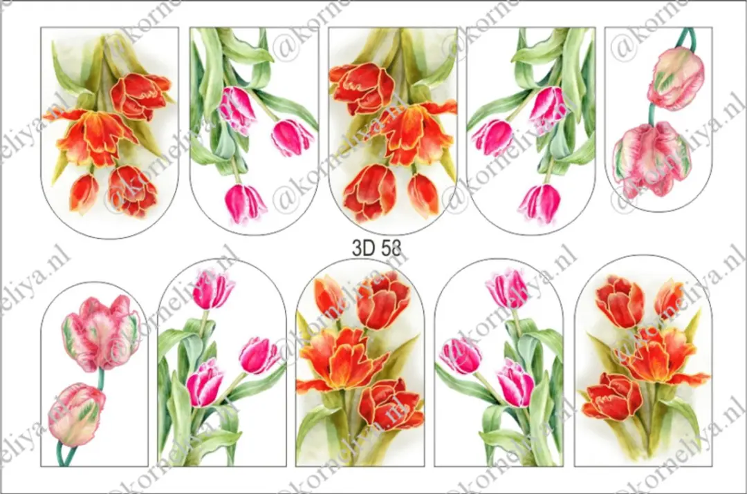Korneliya 3D Waterdecal 058