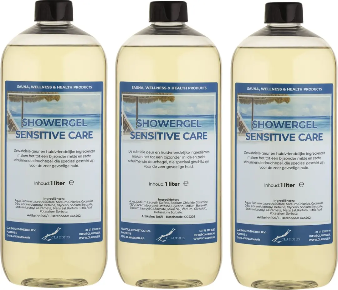 Splashbox Cosmetics Douchegel Sensitive Care 1L