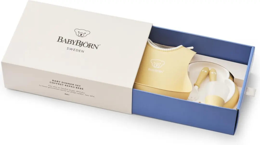 BabyBjörn Baby Serviesset 070066 - 5-delig - Pastelgeel