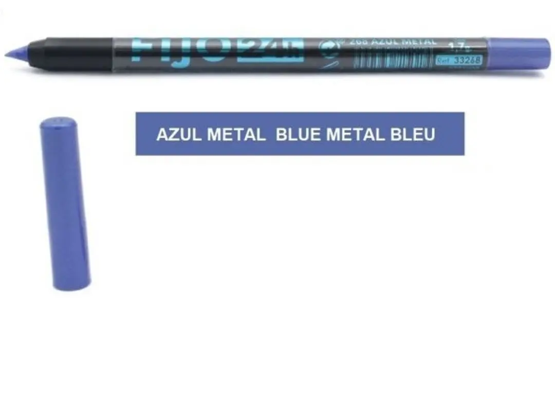 Leticia Well Gel Oogpotlood 24H Blauw Metallic - 1,7g