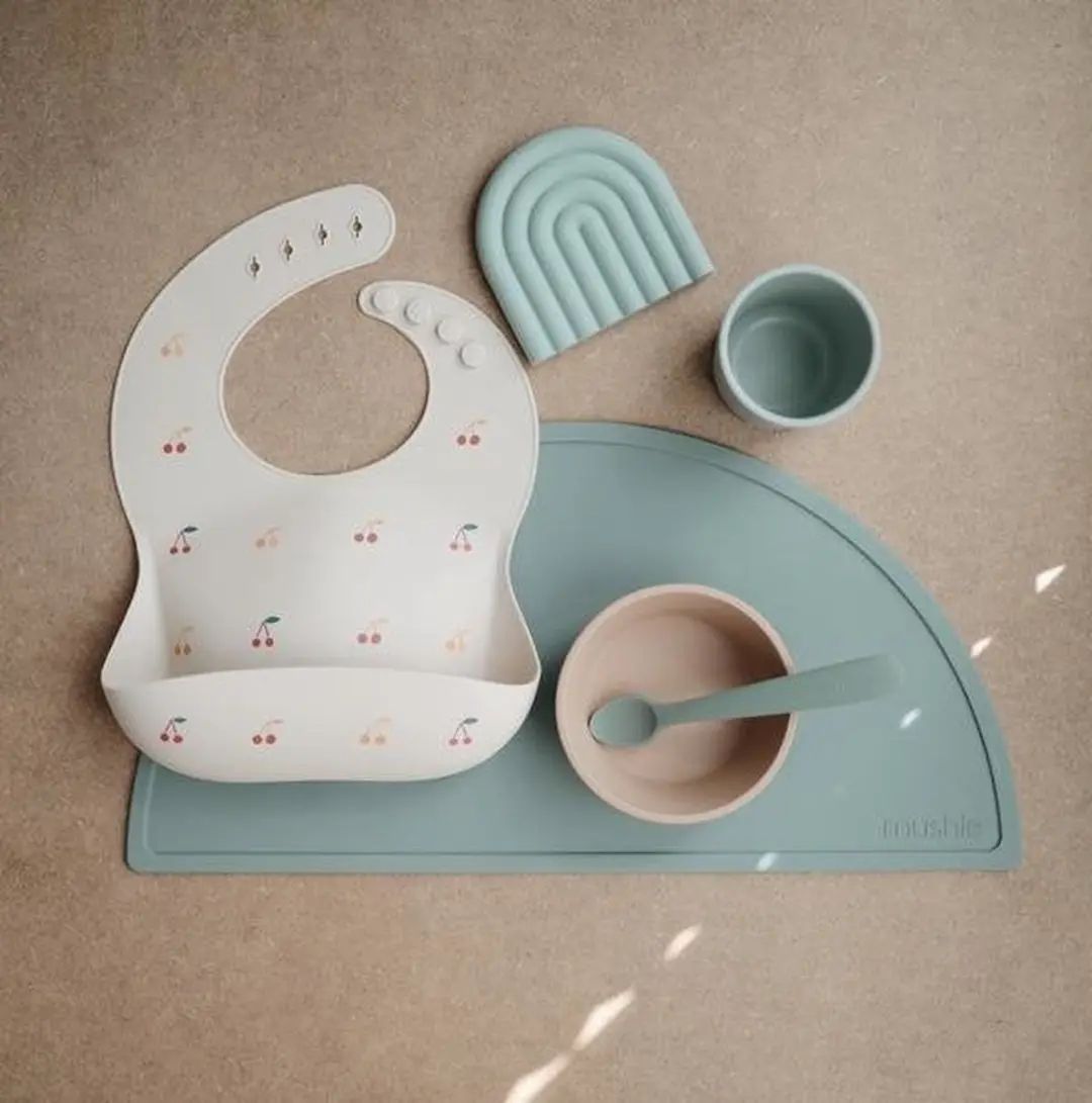 Mushie Siliconen Placemats Planets - Ø41cm