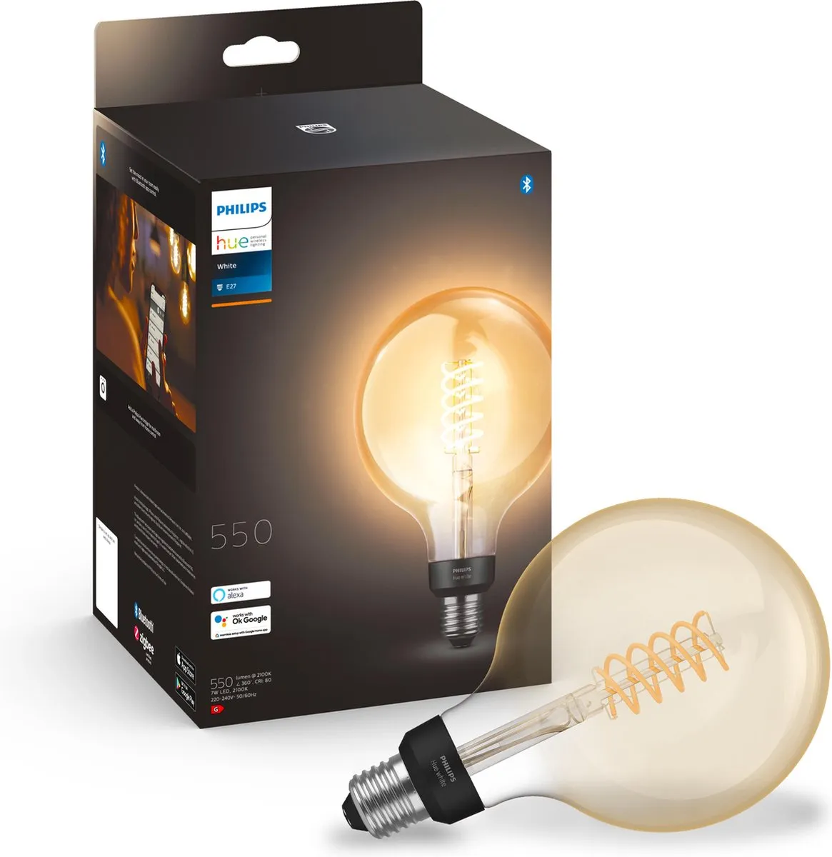 Philips Hue Starterpakket E27 Warmwit - 1x Goud