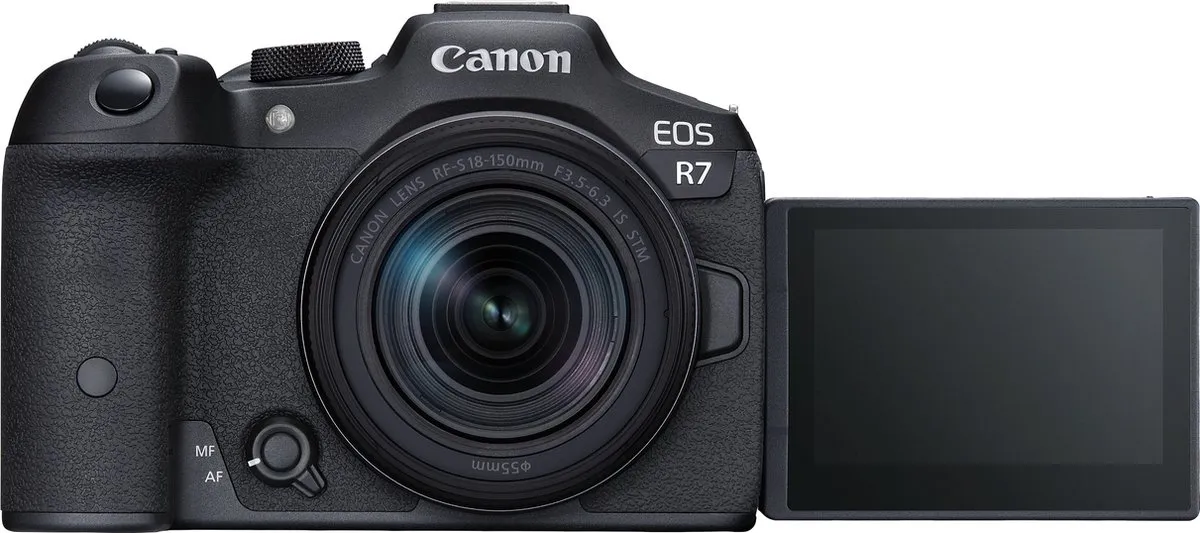 Canon EOS R7 RF-S 18-150mm S STM - 32.5MP APS-C Zwart
