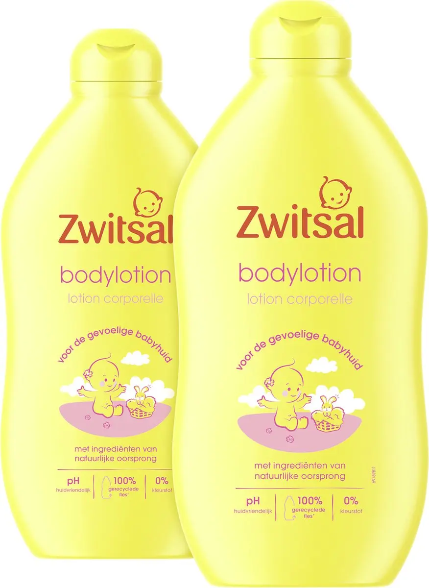 Zwitsal Baby Bodylotion - 2x400ml