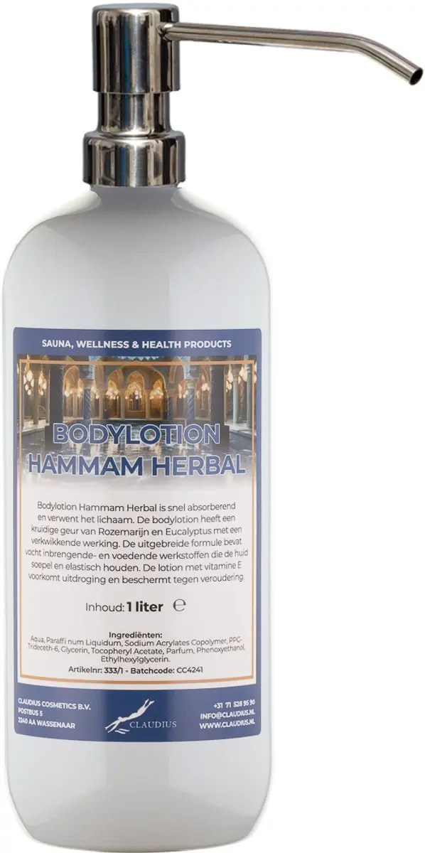 Splashbox Cosmetics Hammam Herbal Bodylotion 1L