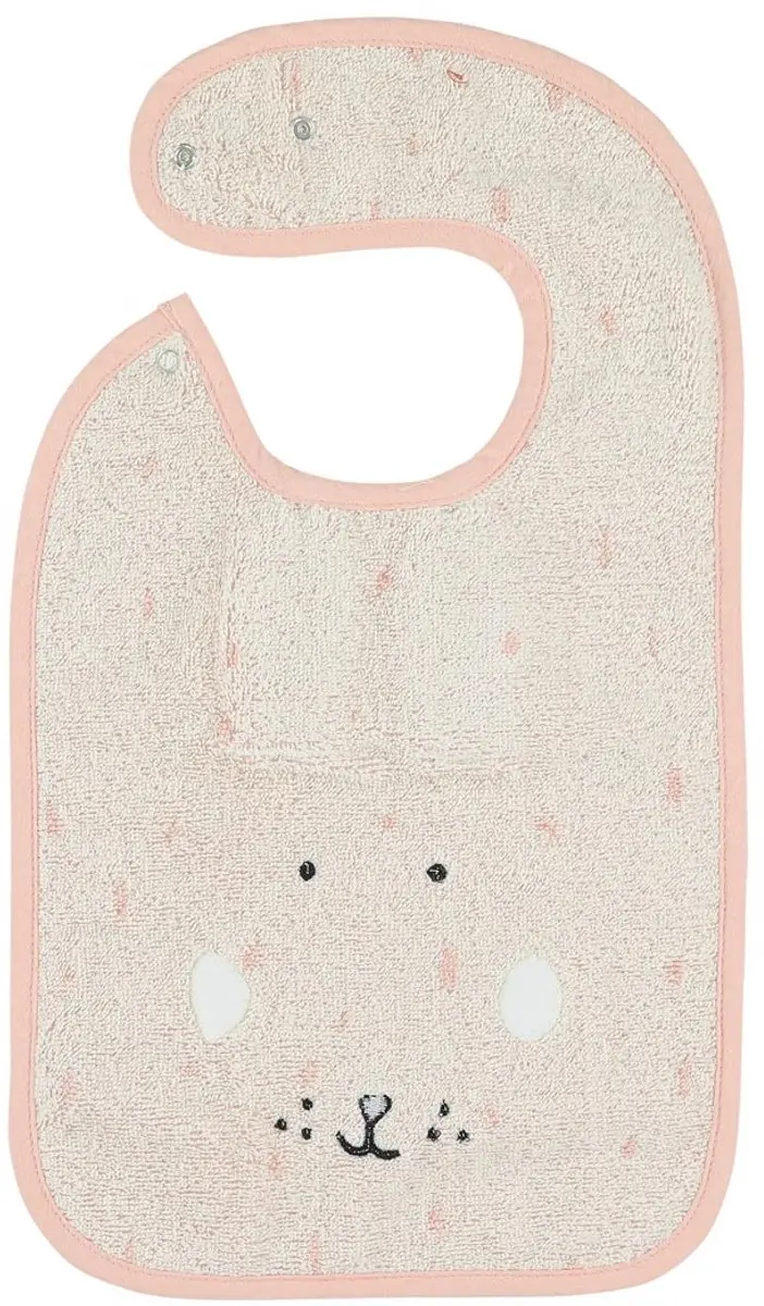 Trixie Slabbetje Mrs. Rabbit Roze - 100% Biologisch Katoen
