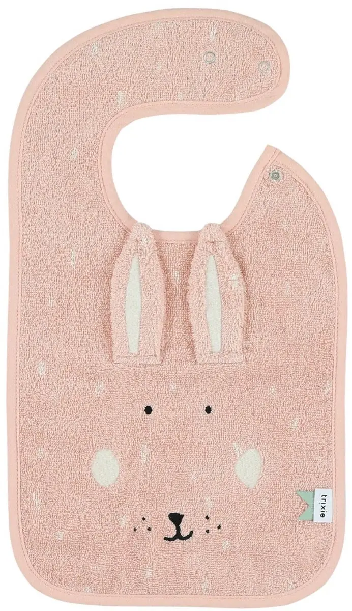 Trixie Slabbetje Mrs. Rabbit Roze