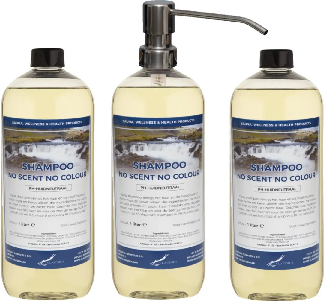 Splashbox Cosmetics Shampoo No Scent No Colour 1L