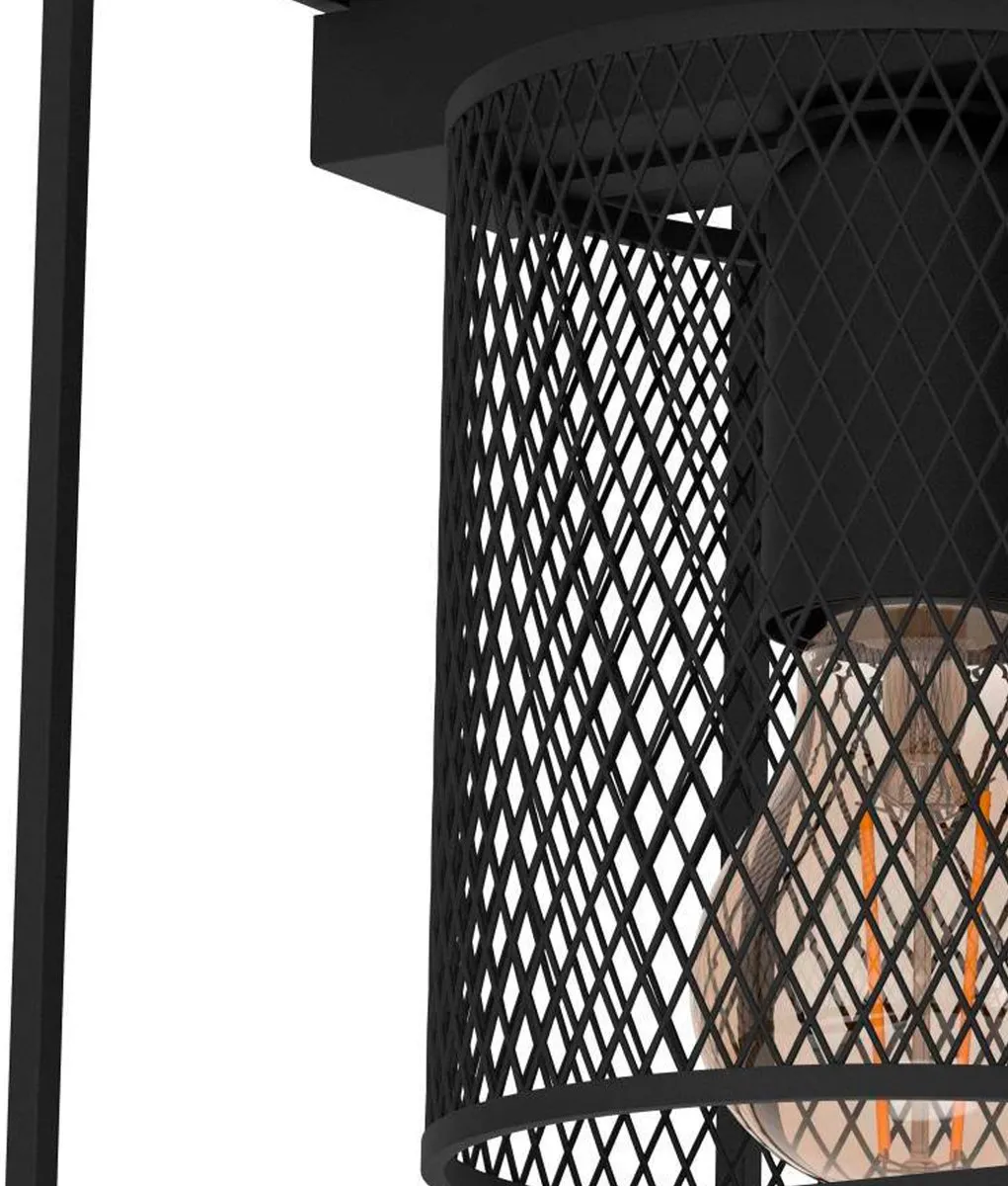 Eglo Catterick Plafondlamp E27 - 35cm - Zwart