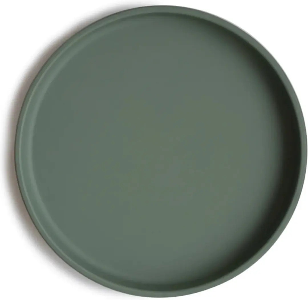 Mushie Silicone Bord met Zuignap Dried Thyme