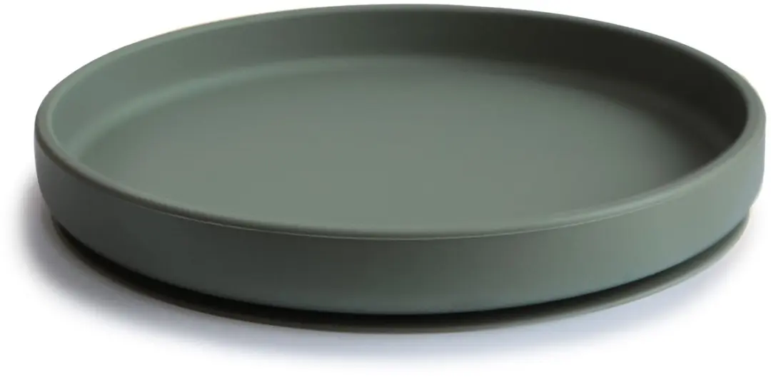Mushie Silicone Bord met Zuignap Dried Thyme