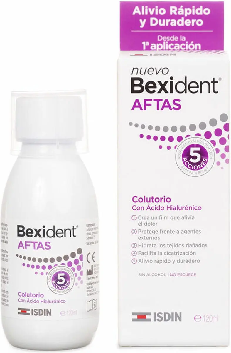 Isdin Bexident Aftas Mondwater 120ml