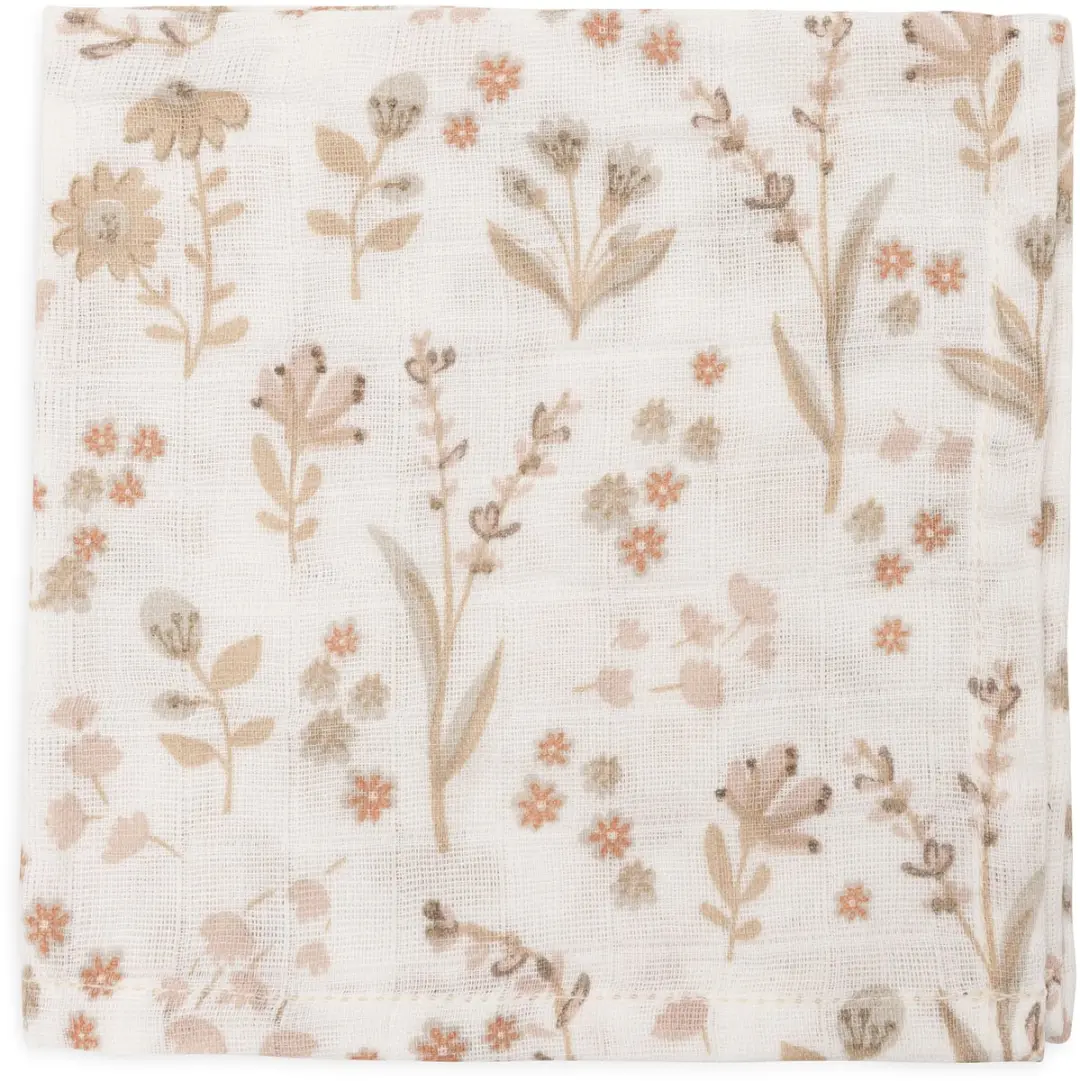 Jollein Hydrofiel Monddoekje Bloomy 31x31cm - 3 Stuks