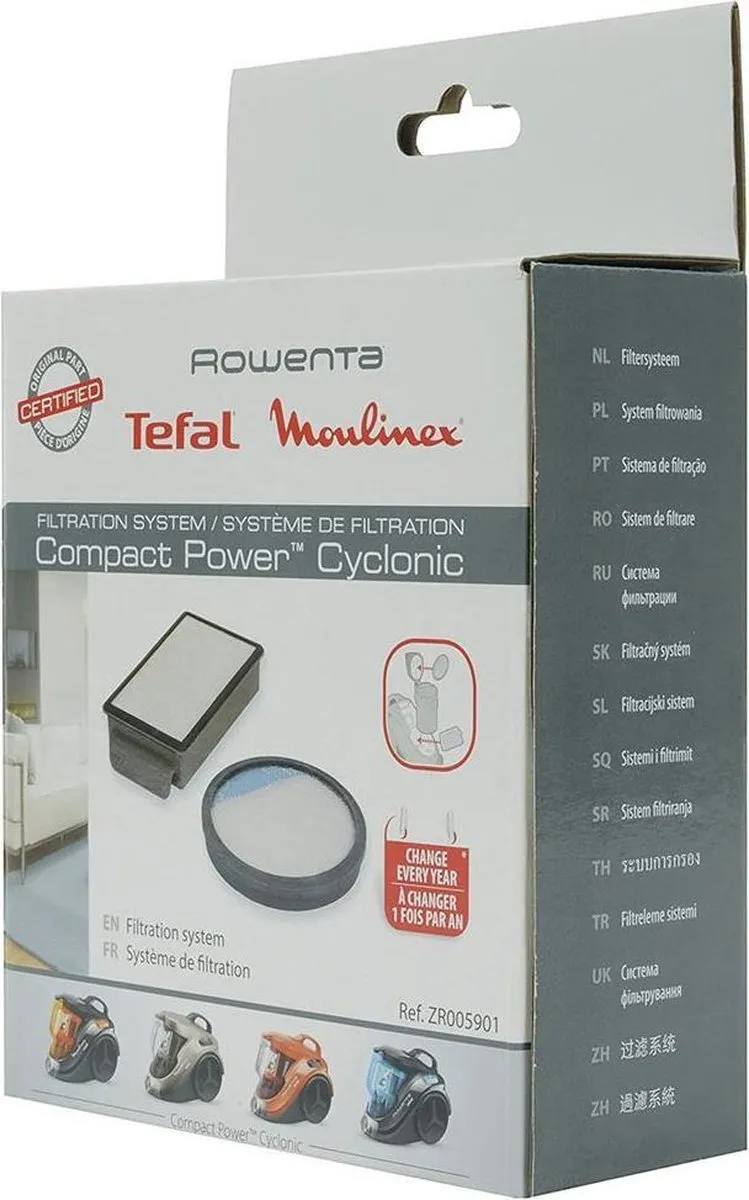 Rowenta ZR005901 Stofzuigerfilterset - 2 Stuks - Multi