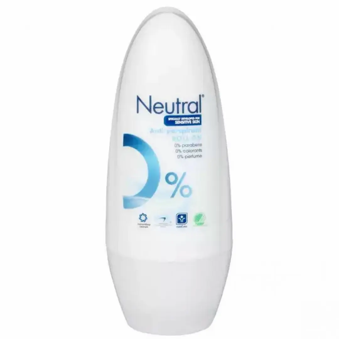 Neutral 0% Deodorant Roller 50ml - 6 Stuks