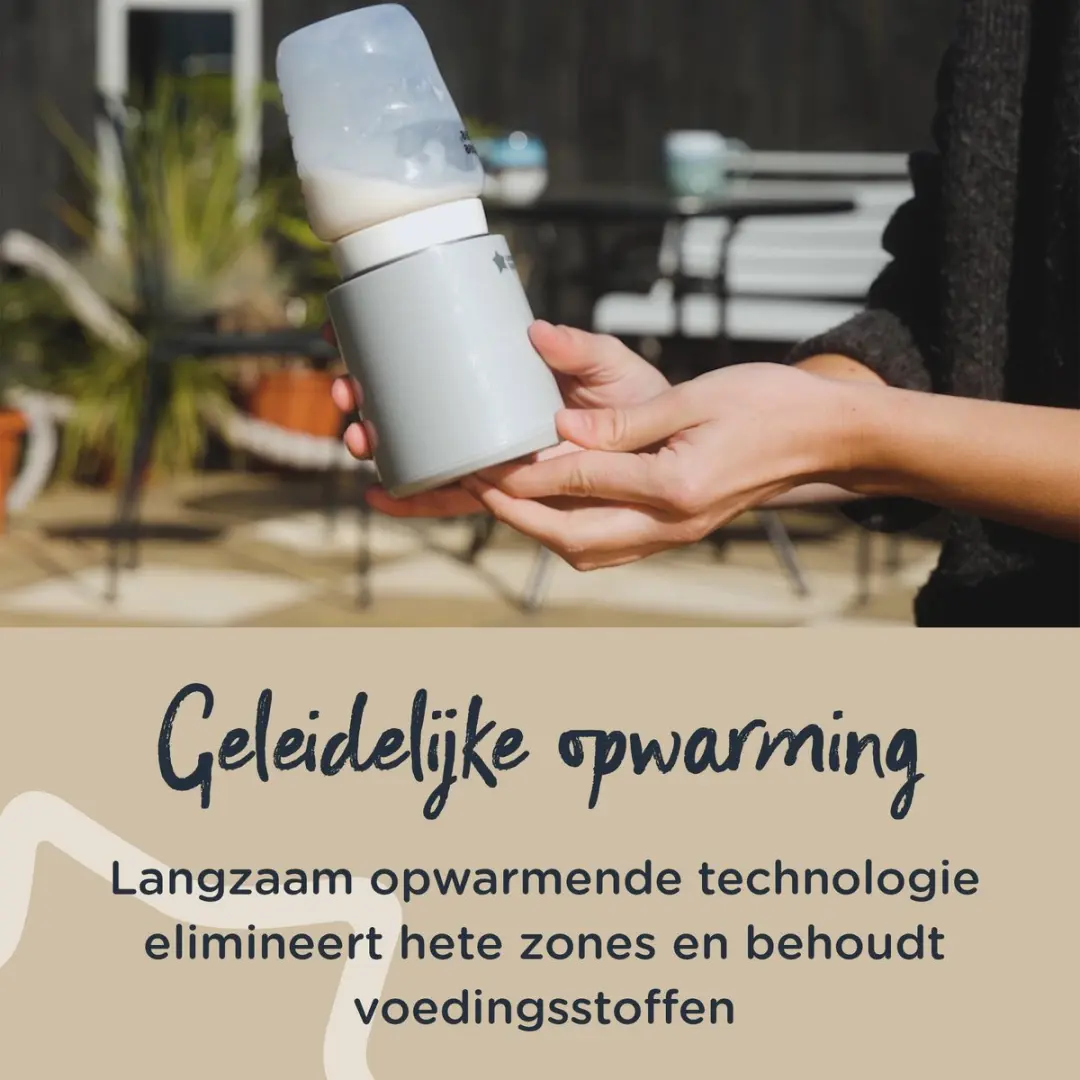 Tommee Tippee LetsGo Draagbare Flessenwarmer - USB Oplaadbaar - Gris