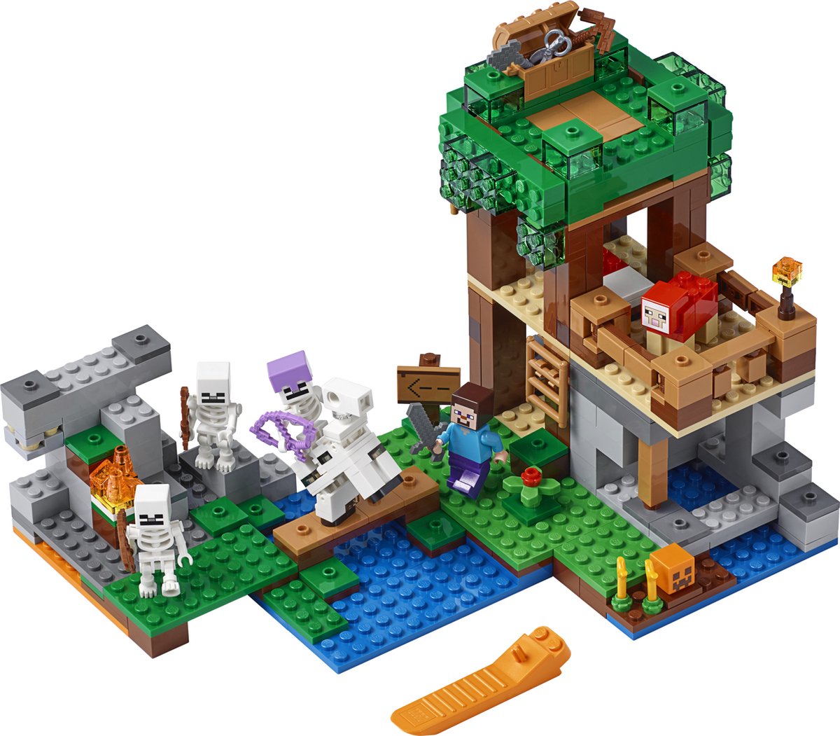 LEGO Minecraft De skeletaanval - 21146