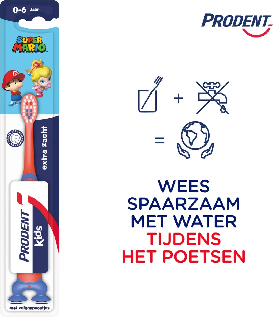 Prodent Kids Tandenborstel Super Mario - 12 Stuks