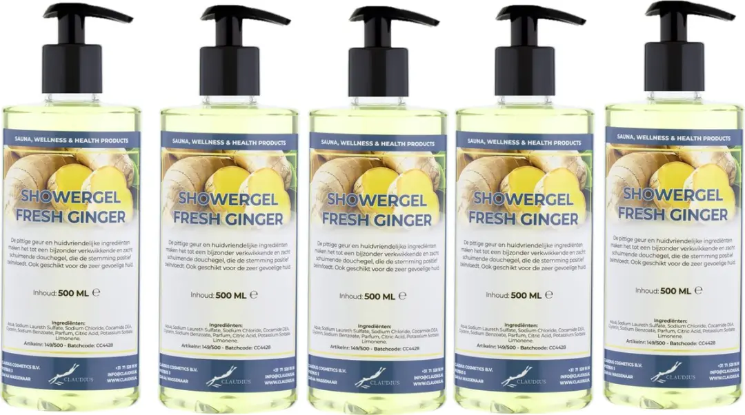 Splashbox Cosmetics Fresh Ginger Douchegel 500ml