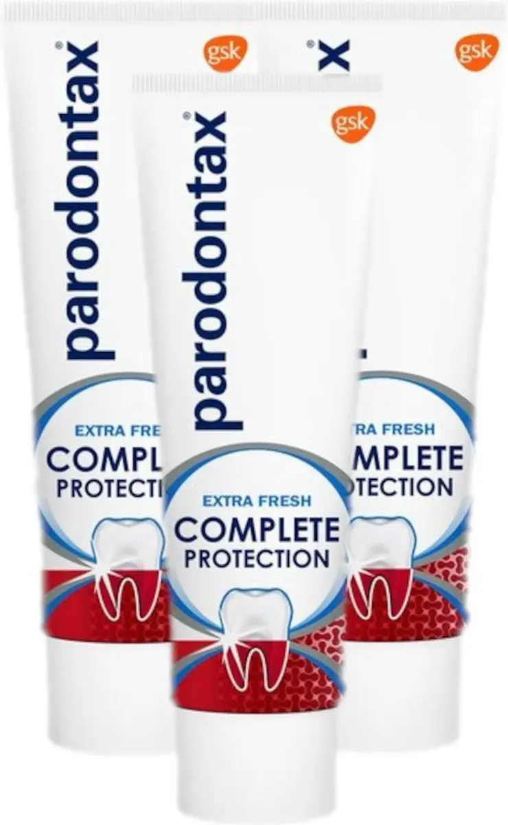 Parodontax Complete Protection Extra Fresh Tandpasta 75ml - 3 Stuks