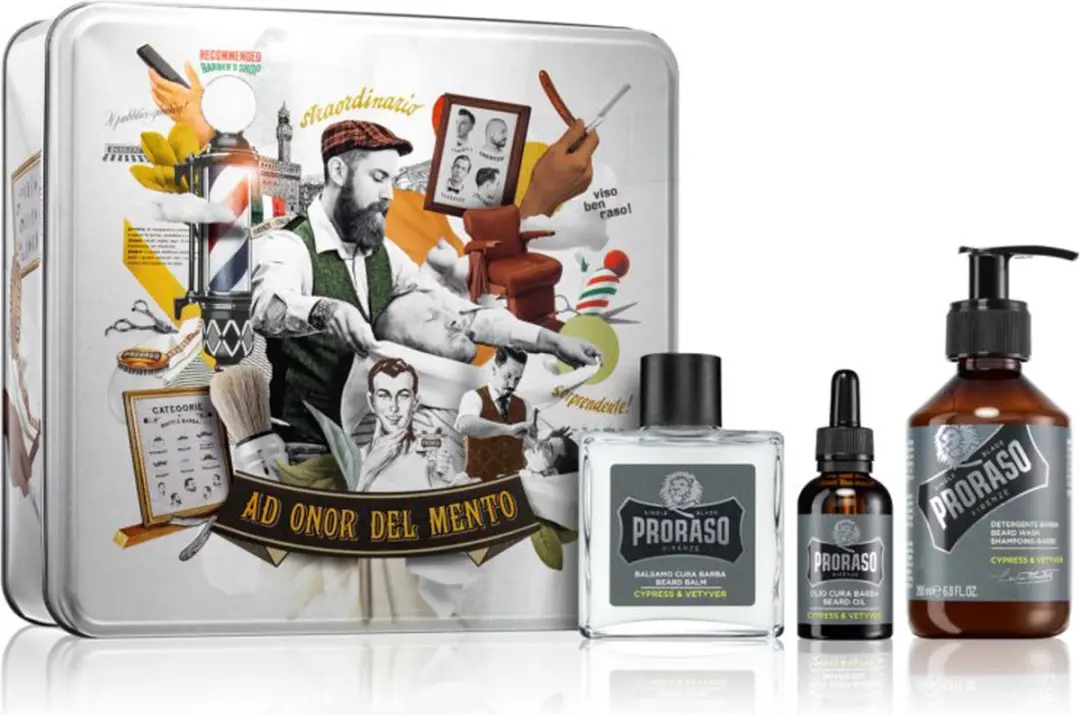 Proraso Heren Gift Set Baardverzorging Cypress & Vetiver
