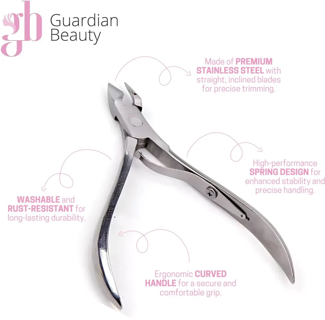 Guardian Beauty Nagelriemtrimmer - Roestvrijstaal - Multikleur