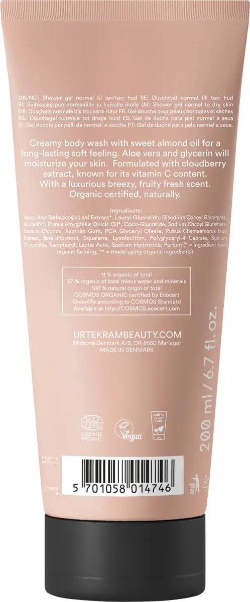 Urtekram Nordic Berry Bodywash 200ml