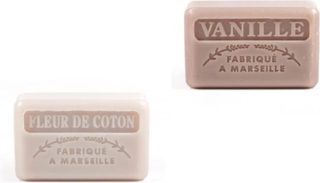 Savon de Marseille Zeep Fleur de Coton & Vanille 2x125g