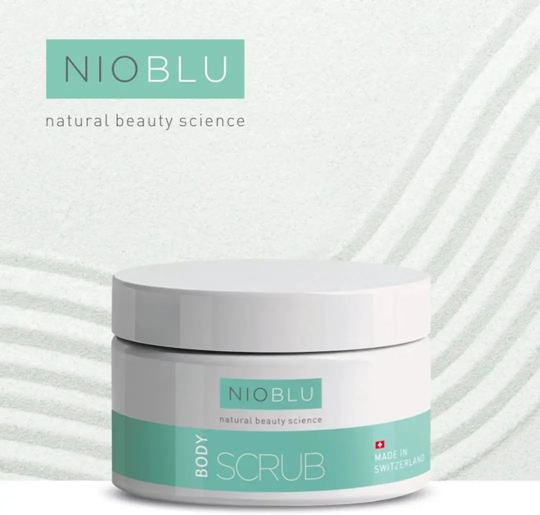 Nioblu Body Scrub met Natuurlijke Zoutkristallen 200ml