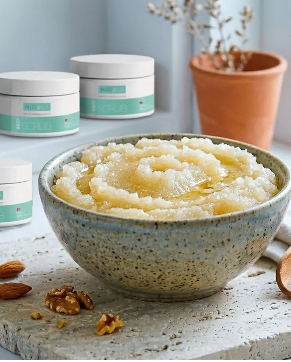 Nioblu Body Scrub met Natuurlijke Zoutkristallen 200ml