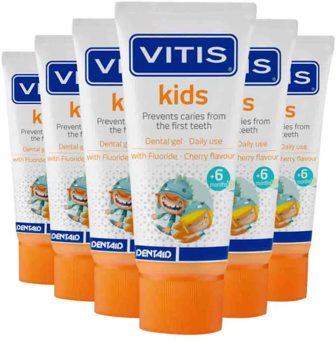 Vitis Tandpasta Kids 6m+ - 200g (6x50ml)