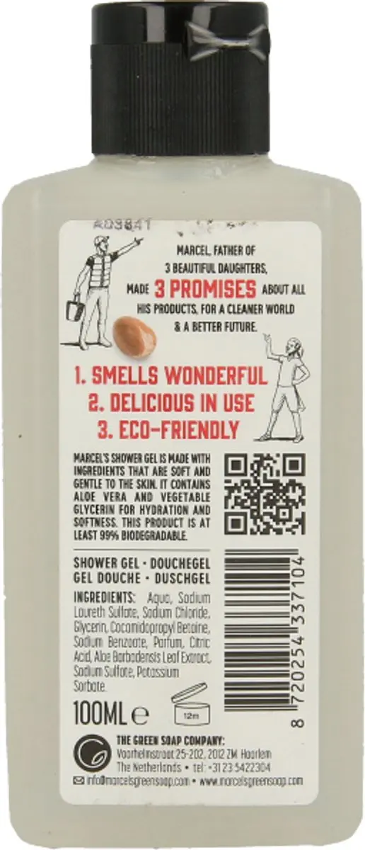 Marcel's Green Soap Douchegel Argan & Oudh 100ml