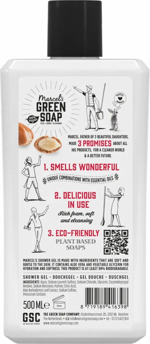 Marcel's Green Soap Douchegel Argan & Oudh 100ml