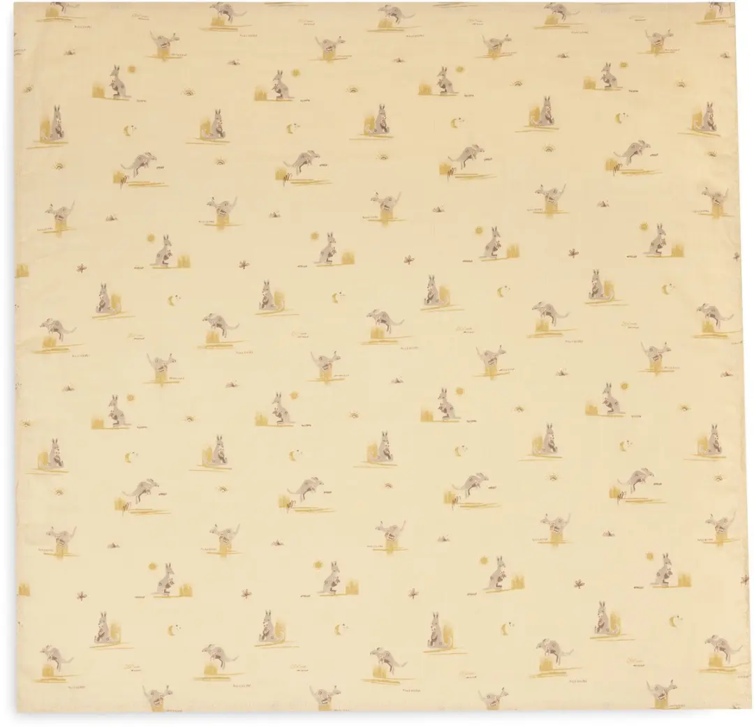 Jollein Hydrofiele Doek Small 70x70cm - Kangaroots - 3 Stuks