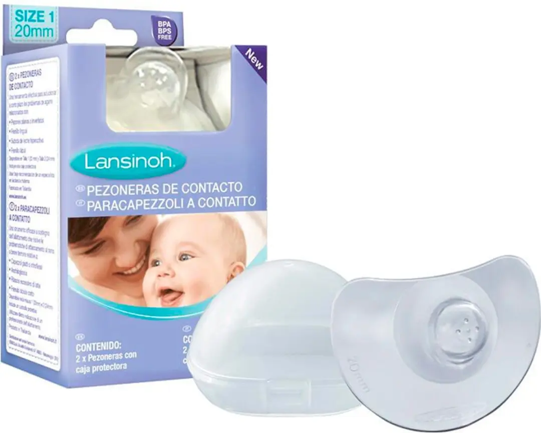 Lansinoh Tepelbeschermers 20mm - Transparant - afbeelding 6 van 6