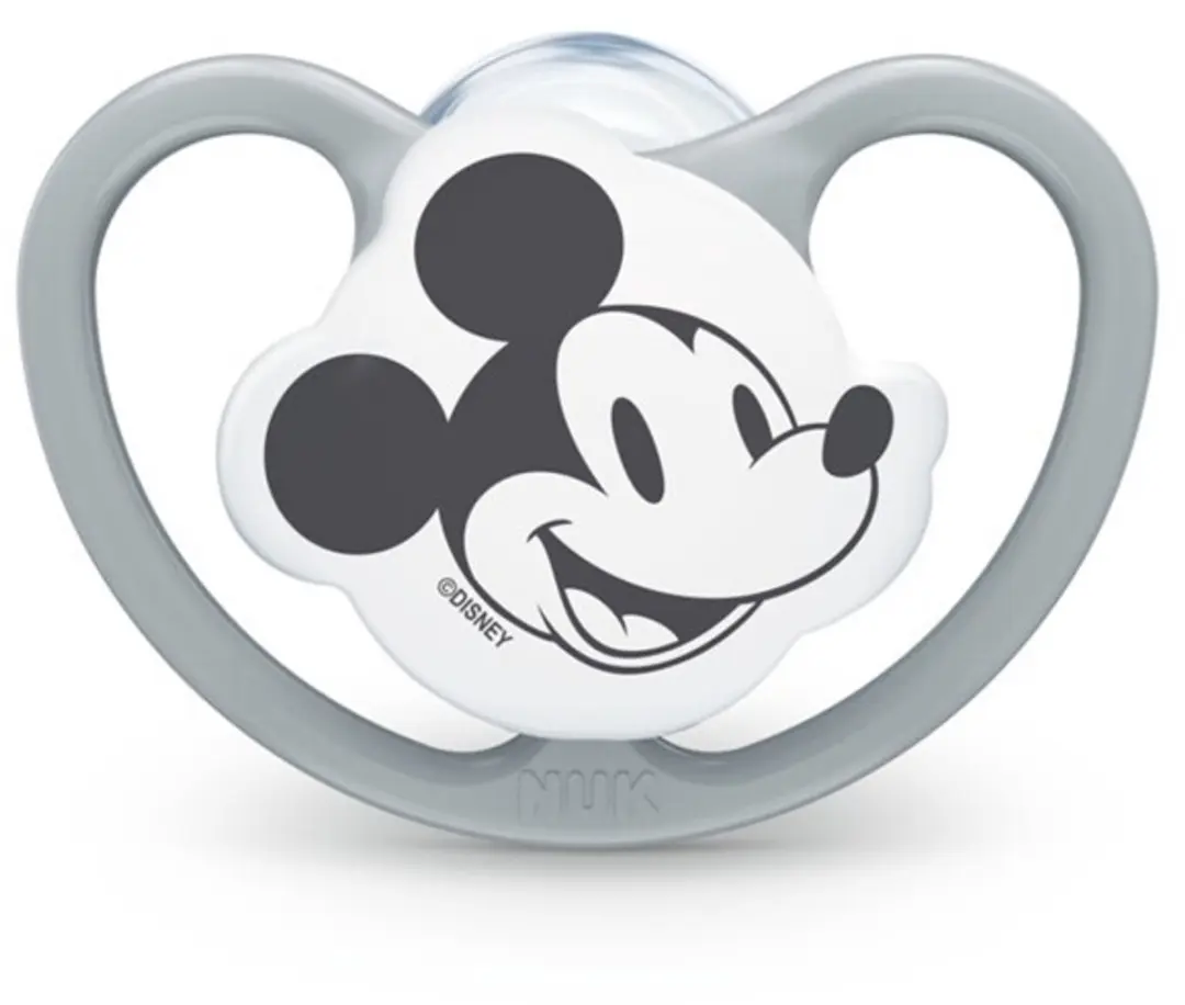 NUK Mickey Space Fopspenen Set - 2 Stuks - Meerkleurig