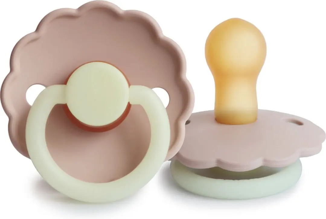 BIBS Frigg Fopspeen Glow Blush