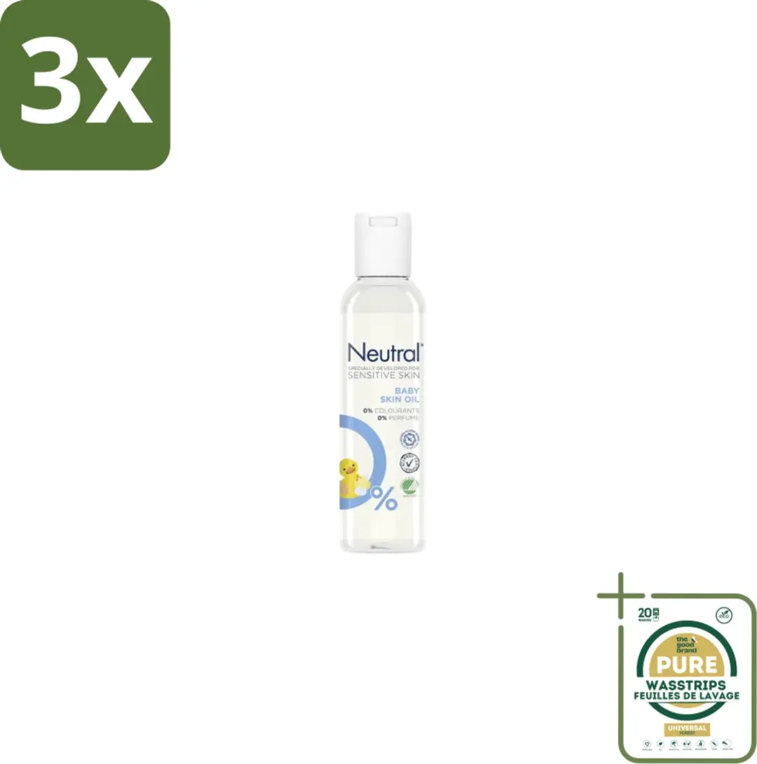 Neutral Baby Huidolie 150ml - 3 Stuks